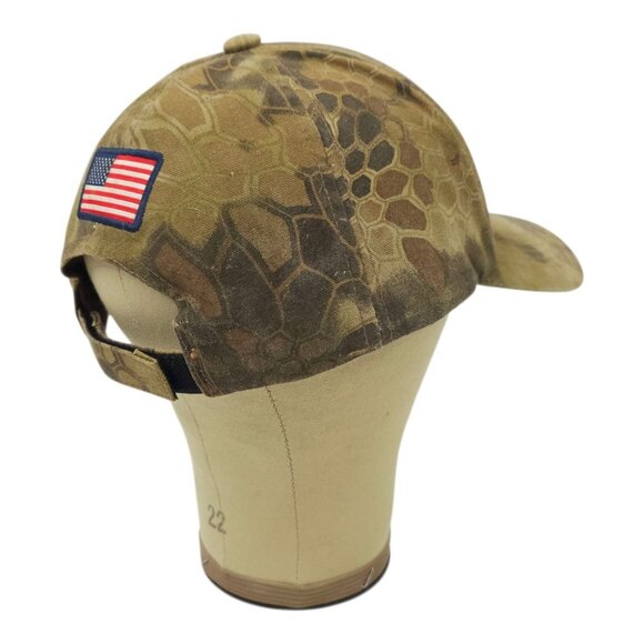 Kryptek Highlander Camo Strapback Cap Trucker Baseball G & C Supply Hunting Hat - Picture 12 of 13